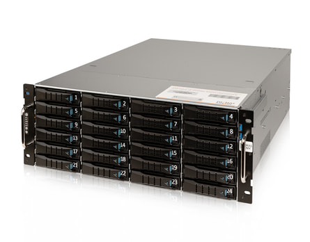 4U Intel dual-CPU RI2436-AIXS server - Server view