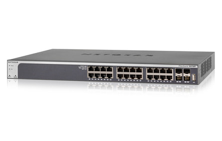 24-port 10 Gigabit switch Netgear XS728T (10GBASE-T) - Server view