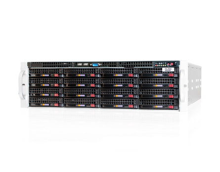 3HE Intel Dual-CPU RI2316 Server Scalable - Frontansicht