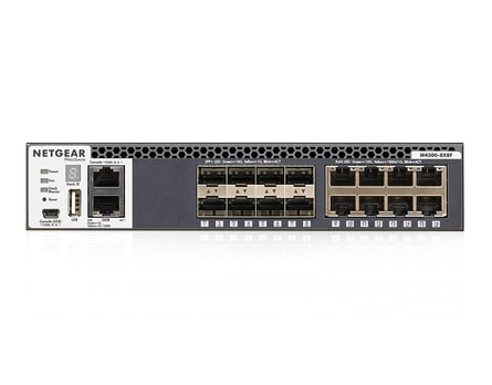 Netgear Fully Managed M4300 (SFP+/10GBASE-T) - 16 Port 10GE Switch Netgear M4300-8X8F (XSM4316S)