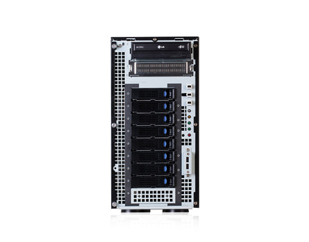 Server-Tower Intel Dual-CPU TI220 - Frontalansicht offen