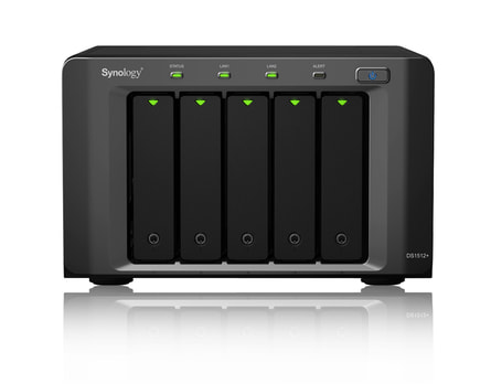 Synology DS1512+ NAS - Front view